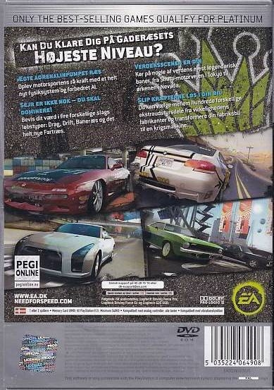 Need for Speed Pro Street - PS2 - Platinum (Genbrug)